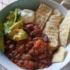A picture of Vegan chilli.