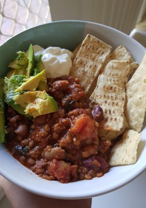 A picture of Vegan chilli.