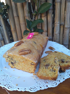 Una foto de Budín de zanahoria nueces y pasas de uva 🌰🍇(carrot cake)