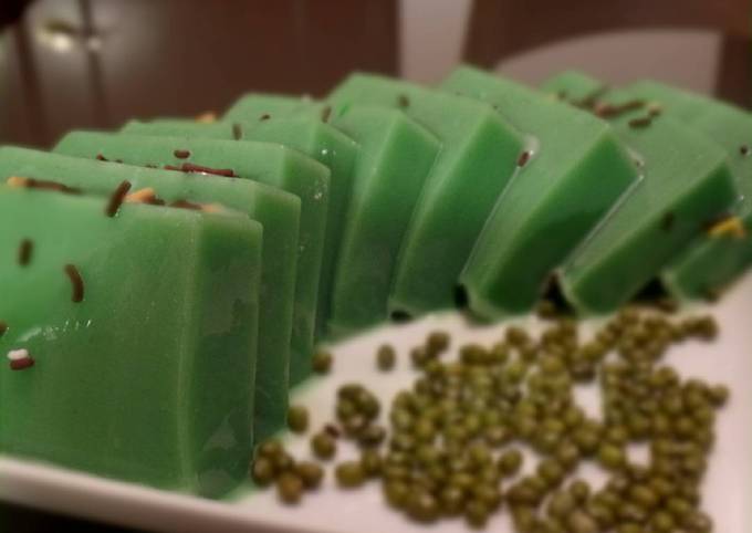 Puding kacang ijo mudah dan sederhana