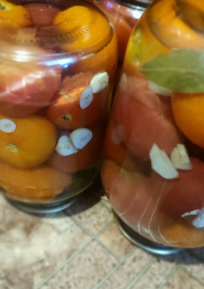 Помідори в солодко-гострому маринаді🍅