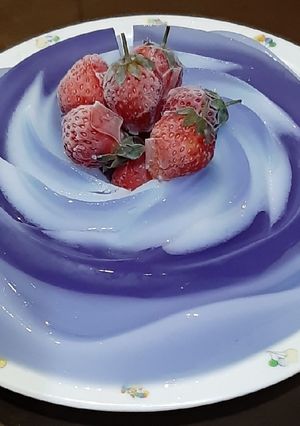 Foto resep Purple Pudding