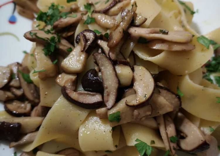 Pappardelle ai funghi porcini