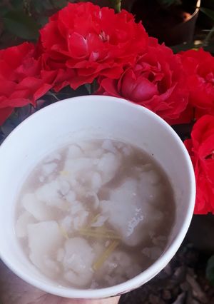 Hình của món Tào phớ yến mạch.