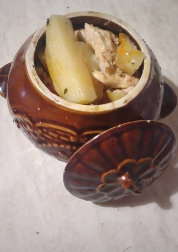Картошка в горшочках