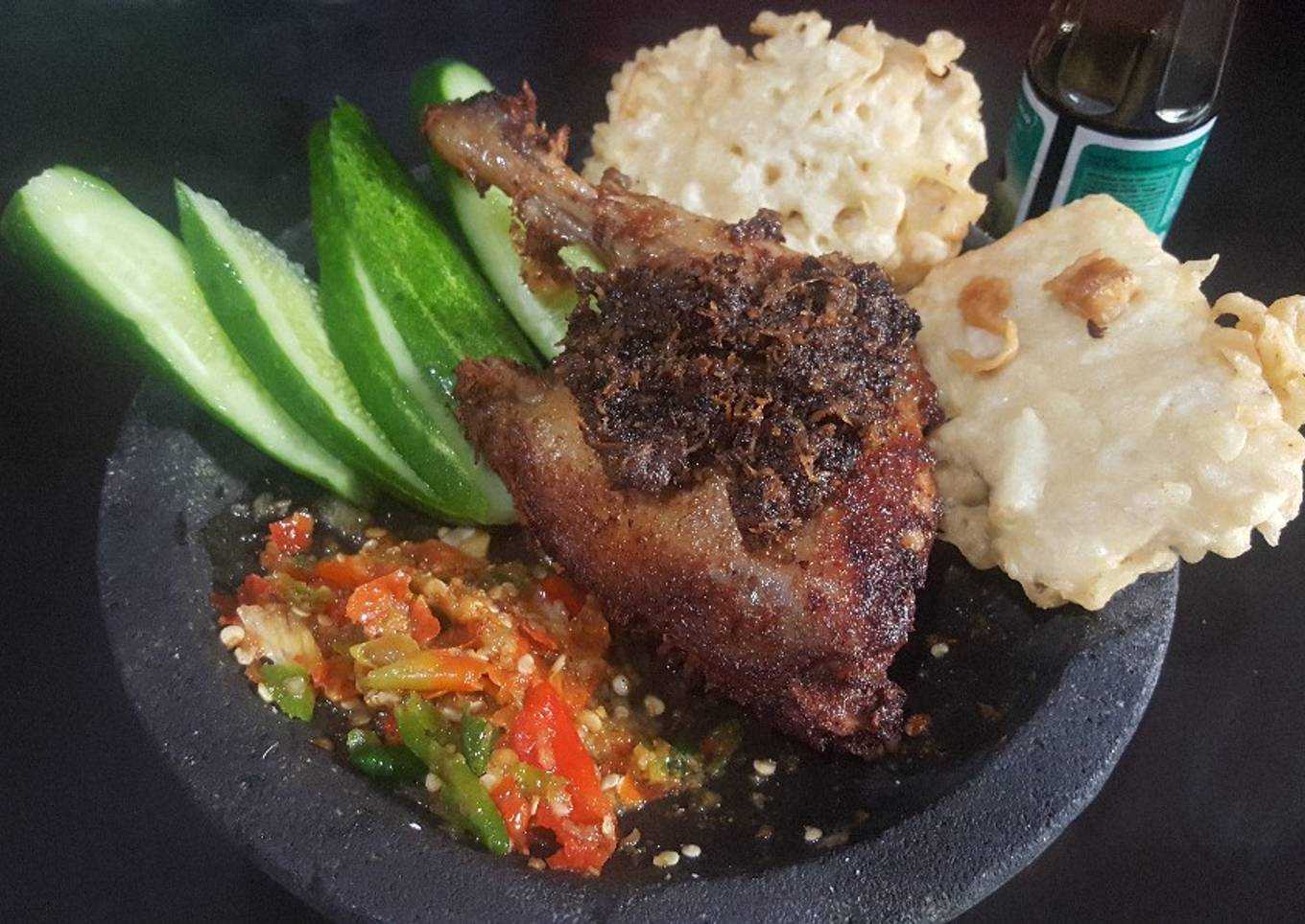 Bebek sinjay sambal kosek