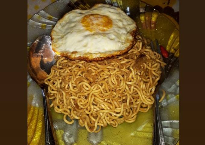 MIE GORENG KERITING SEDERHANA di JAMIN ENAK BANGETTT