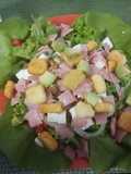 Ensalada de Eva con jamón picado