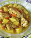 Pollo al curry (como al disco pero al wok)