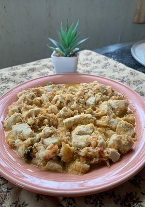 Foto resep Oblok oblok tahu putih