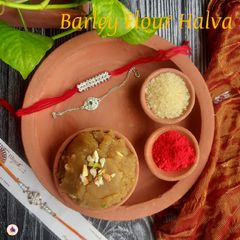 A picture of Barley Flour Halva (Jau ka halva).