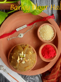 A picture of Barley Flour Halva (Jau ka halva).