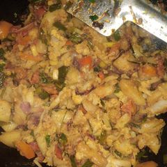 A picture of Mix vegetable sabzi.