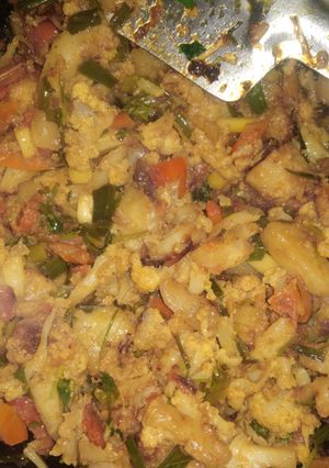 A picture of Mix vegetable sabzi.