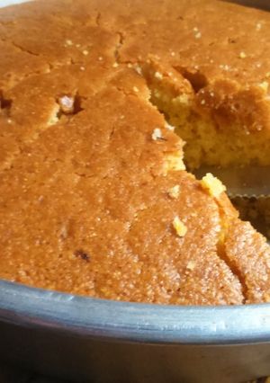 Una foto de Cornbread - Bizcochuelo con polenta (vegan)!