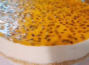Una foto de Cheesecake de maracuyá 😍