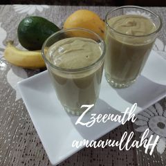 A picture of Avocado Mango and Banana Smoothie.
