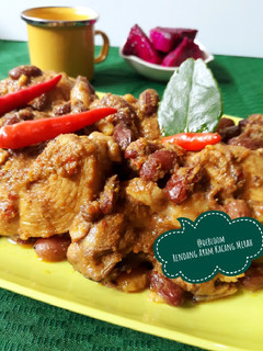 Foto resep 356. Rendang Ayam Kacang Merah