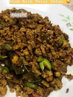 Foto resep Orak Arik Telur Petai