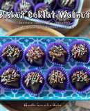 Biskut Coklat Walnut (Biskut Raya)
