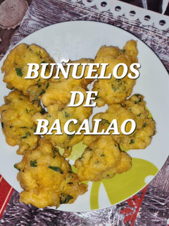 Una foto de Buñuelos de bacalao