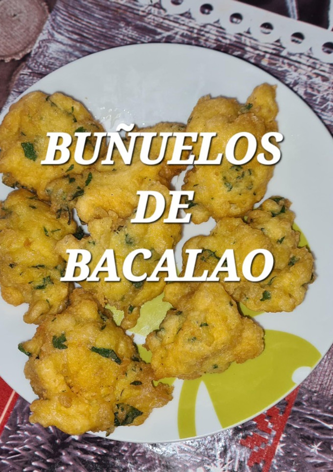 Una foto de Buñuelos de bacalao