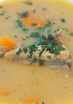 Csirke csorba recept fotója