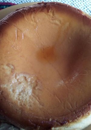 A picture of Neapolitan Flan in a Pressure Cooker.