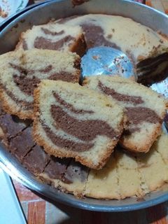 Foto resep Bolu zebra