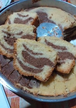 Foto resep Bolu zebra
