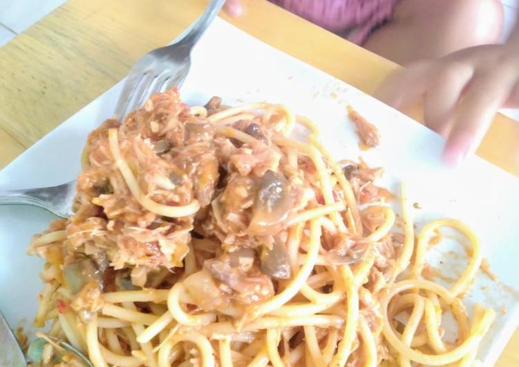 Spaghetty bolognese ayam kampung