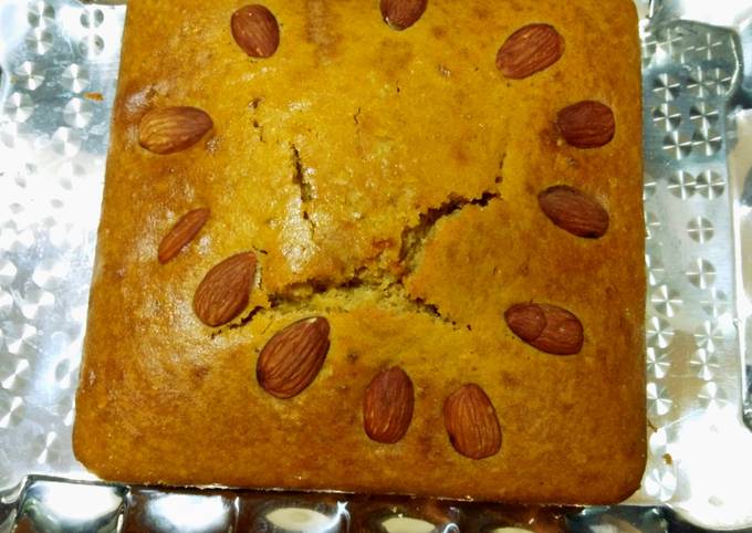 Recipe of Quick Eggless protin cake Paneer /peanut cake