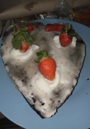 Foto resep Brownies Strawberry Chocolate