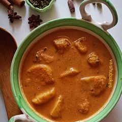 A picture of Kashmiri Dum Aloo.