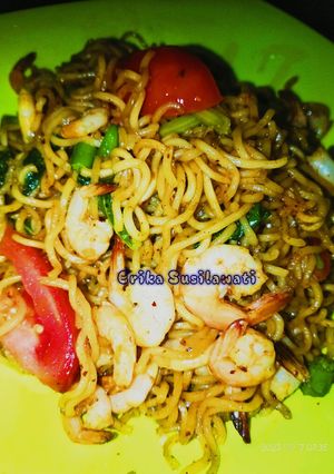 Foto resep Intermie goreng udang