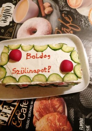 Szendvics torta recept fotója