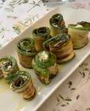 Rollitos keto de zuchini