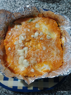 Una foto de Pastel de calabaza y pollo