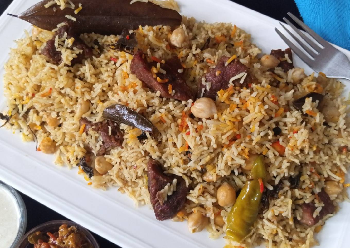 Beef Chana Pulao(no tomato)