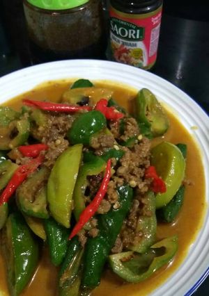 Foto resep Ase cabe ijo daging cincang#BikinRamadhanBerkesan