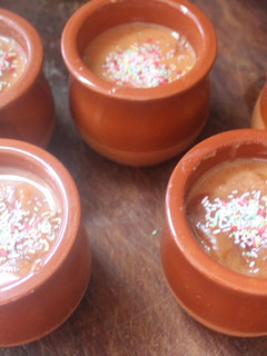Una foto de Flan de sandía