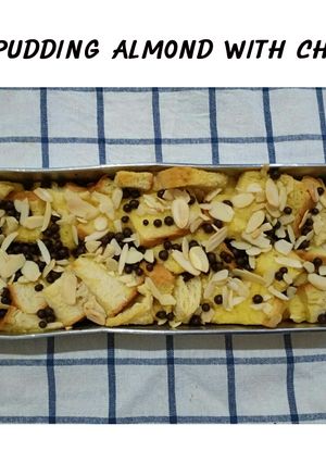 Foto resep Bread Pudding Almond and Chocochips