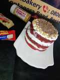 Secret and sprinkles cake dessert