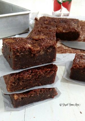Foto resep 🍌 Brownies Pisang / Banana Brownies Legit 🍌