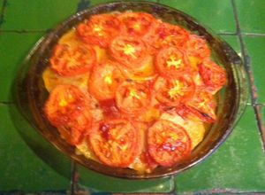 Una foto de Kafta al horno