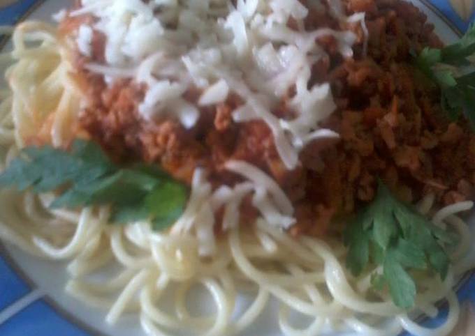 Bolognai spagetti recept foto