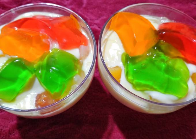 Cake jelly custured