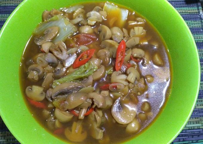 Resep Tumis Jamur Kancing Dan Sawi Oleh Nilaaisyah Cookpad