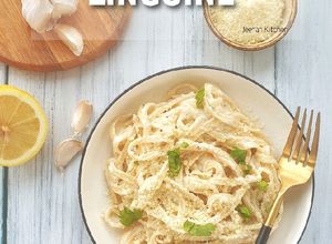 Gambar Lemon Garlic Parmesan Linguine