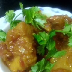 Suran(yam) sayail sabzi A picture of Suran(yam) sayail sabzi.